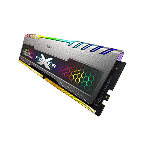 Image of SP Silicon Power XPOWER Turbine RGB DDR4 8GB 3200MHz PC4-25600 CL16 1.35V 288-Pin UDIMM Gaming Desktop PC Computer RAM Memory Module