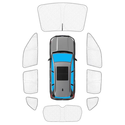 Image of KMF Sun Shades for Subaru Forester Accessories 2025 2026, Full Car Window Covers for Windshield Side Rear, Thicken Sunshade UV Block and Protect Privacy Blackout for Camping 8Pcs