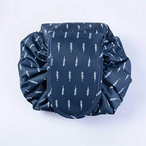 Preisvergleich Produktbild Undersea Tragbare Lazy Make-up Tasche Mit Großer Kapazität Aufbewahrungstasche Reise Kulturbeutel Lünette Kosmetiktasche 53 * 68cm / Navy Feder