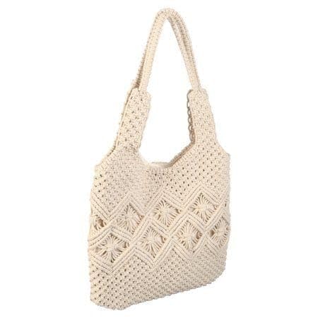 Macrame Handbag Handmade Bag Boho Purse Tote Macrame Clutch Knotted Handbag Macrame Crossbody Beach Bag Vintage Bag Woven Purse Eco-friendly Shoulder Bag for girls Pack of 1 (B0D5BJL1T6) Amazon Price History, Amazon Price Tracker