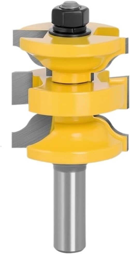 3pcs 12mm 12.7mm Shank Entry Interior Tenon Door Router Bit Set Ogee Matched R&S Router Bits Carving Wood MC03077(12.7mm Shank)