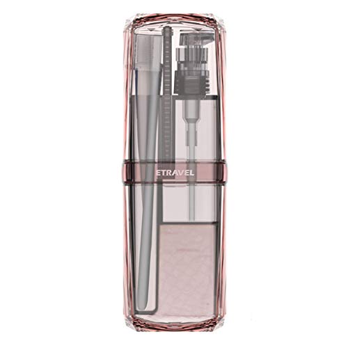 Preisvergleich Produktbild TTLOVE Aufbewahrung Reisetasche - 1Satz Tragbare Reise Camping Kulturveranstalter Reisen UnerläSslich -Zahnputzbecher+Pumpenkopf+Zahnpasta +ZahnbüRste+Kamm+Handtuch Insgesamt 8 StüCk