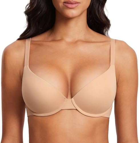 DOBREVA Damen Push up BH mit Bügel | Soft T Shirt BHs, mit Licht Gepolstert, Komfort, Sexy