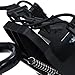 OSKOPWRC 3-Wheel Golf Push Cart, Folding Golf Bag Trolley with Brake, Beverage Holder, Scorecard Holder, Golf Scorer, and Ball Mount White