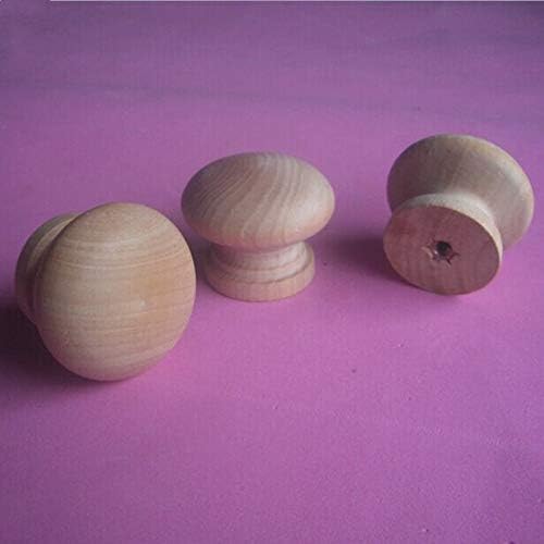 10pcs 34mm surlywood knobs wooden drawer cabinet knob pull children room safety handle pc table bedside table pull