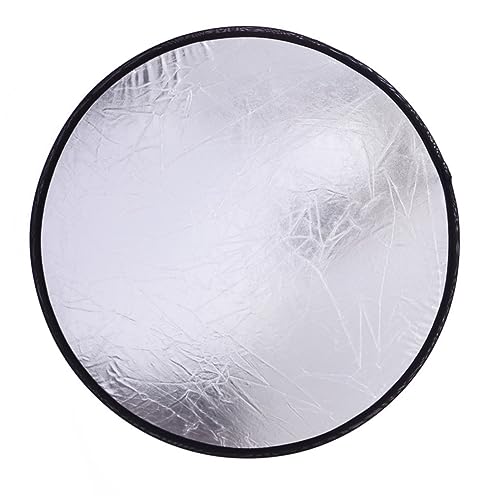 KONTONTY Photography Gold Reflector Silver Light Reflective Board for Bounce Light Curved Photo Lighting Accessory