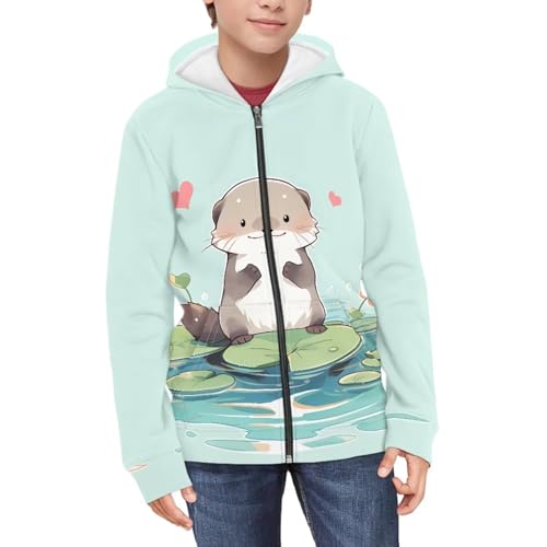 Boys Zip Up Hoodie Kids Breathable Sweatshirts for Teen Boys Trendy Clothes,Spring Fall Outfits