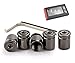 Xuxu521 Car Tire Valve Stem Caps(5pcs) Anti-Theft (Black)