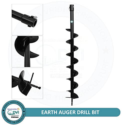 Image of DVI Heavy Duty earth Auger bit Used for Tree PLANTATION, Hole DIGGING (2.5 inchinch Bit)