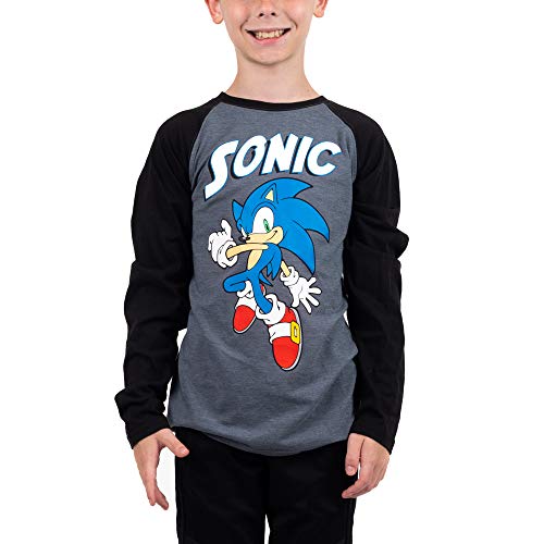 Youth Boys Sonic Video Game Long Sleeve Graphic Tee - Main Image