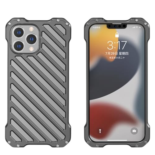 Coque iPhone 13 Pro Max armure aluminium pour vos activités extérieures et voyages