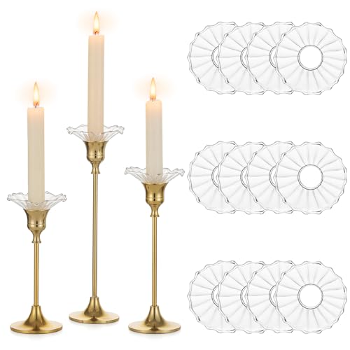 Coupelle De Lampe / Protège-bougie En Laiton Doré - Pour Chandelier - 3,8 X 1,9 Cm
