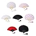 NTCLHFXU Fashion Wedding Laces Folding Fan Wedding Cosplays Partys Home Decorative Ancient Hand Decoration Handheld
