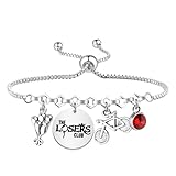 MAOFAED Horror Movie Inspired Gift Losers Club Bracelet For Women Scary Movie Gift Horror Queen Gifts (loser club)
