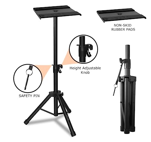 Image of Softline Pro SP80 Heavy Duty Tripod Studio Monitor Stand - Single