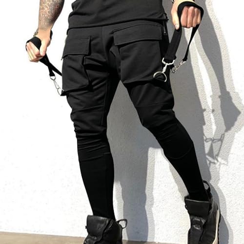 Men's Jogger Pants Techwear Hip Hop Pants Streetwear Tactical Track Pants Skinny Cyberpunk Futurism Jogger Pants3
