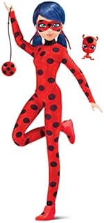 Miraculous Ladybug And Cat Noir Toys Ladybug Fashion Doll | Articulated 26cm Ladybug Doll With Accessories And Miraculous Kwami | Marinette Superhero Ladybug Figurine | Bandai Miraculous Dolls Range