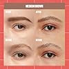 Maybelline New York, Build A Brow: 2 in 1 Brow Pen + Sealing Gel, Real-looking, Fuller Brows, Waterproof, Sweat- & Smudge-resistant, 24H Wear, Vegan Formula, Shade 257: Medium Brown #1