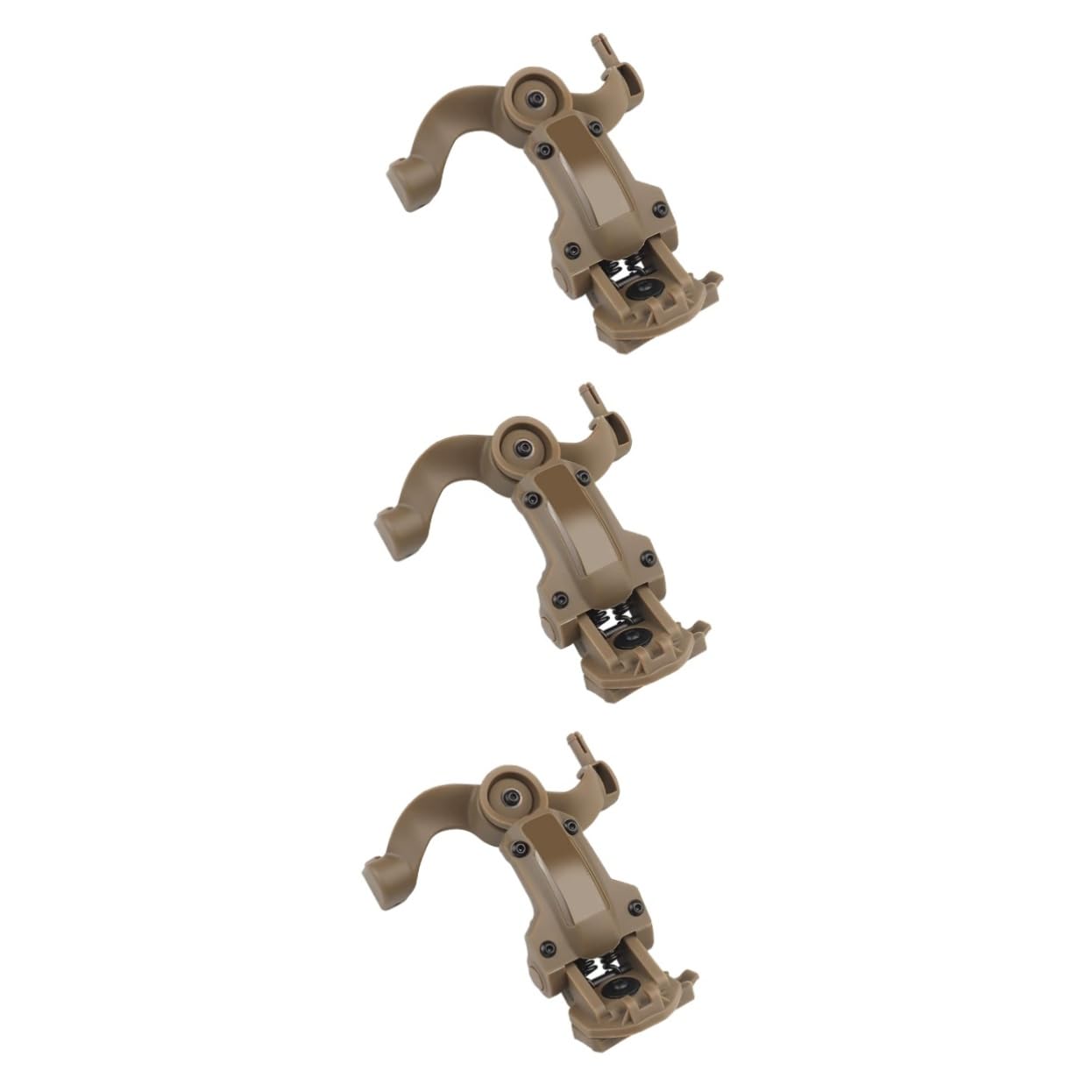 Mikikit 3 Sets Helmet Accessory Kit Earphone Holder Stand for Helmet Robust Connection