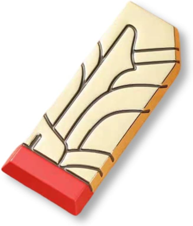 Broche esmaltado estilo ciencia ficción – Diseño Fantasy Tecnológico, 4,9 x 2 cm, accesorio para colección o Cosplay, XL, Metal, No es una piedra preciosa