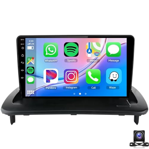 Autoradio pour Vo-lvo C30 S40 V50 C70 2006-2012 Radio sans fil CarPlay Android Auto Écran tactile IPS 9″Navigation GPS au tableau de bord Bluetooth WiFi...