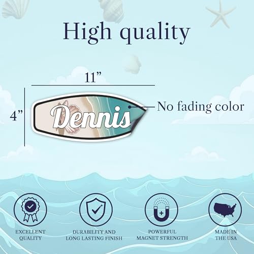 Imán decorativo rectangular tamaño grande 11x4.4 pulgadas miniatura 3