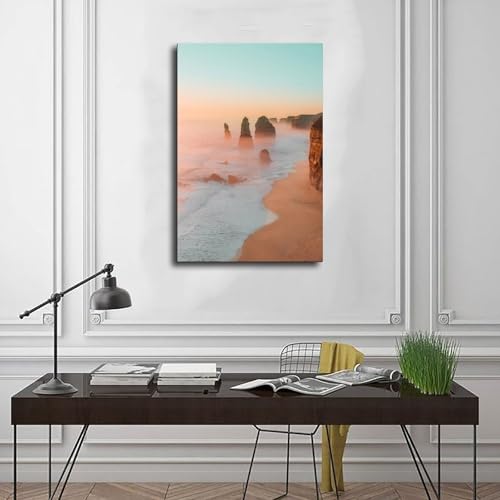 Plage australienne toile décorative pour chambre et bureau - 3