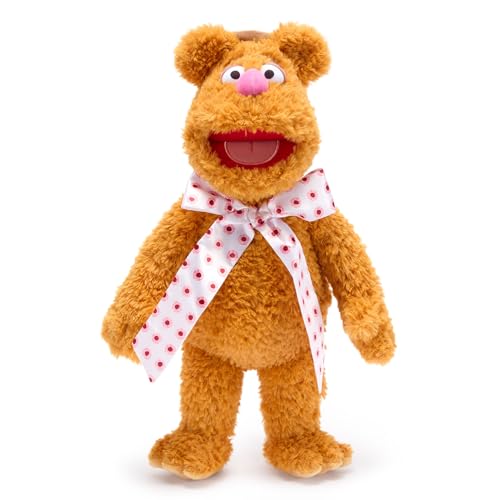 Disney Store Official Fozzie Bear Plush - 14 Inch The Muppets Show Collectible Stuffed Animal with Embroidered Features & Detailed Plush Sculpting - Disney Toys for Muppets Fans
