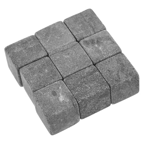PRETYZOOM Tarta De Hielo Cubitos De Hielo Reutilizables Para Bebidas Piedras De Whisky Resistentes Al Desgaste Prácticas Para Enfriar Whisky Con Bolsa
