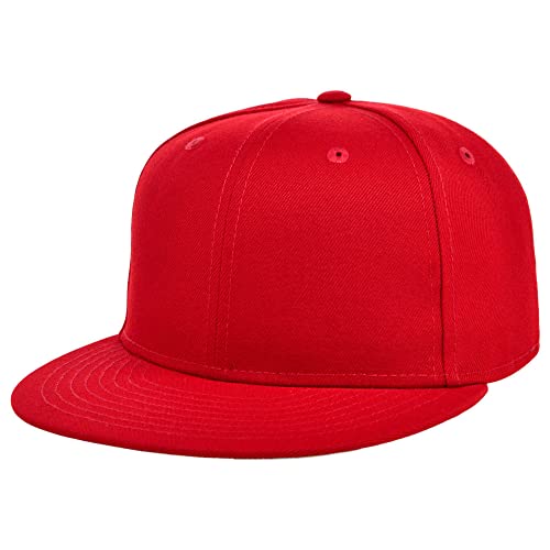 Image of Lids Blank Premium Full Court w /Colored Under Visor Fitted Cap