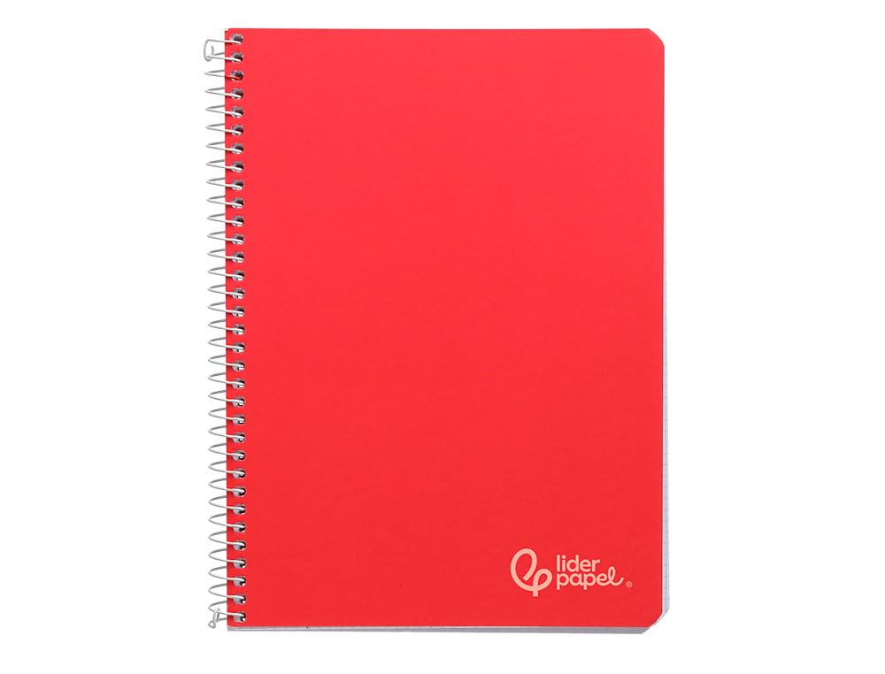 Liderpapel A5 80h Hardback 90g Ruled Notebook with Coloured Margin #46