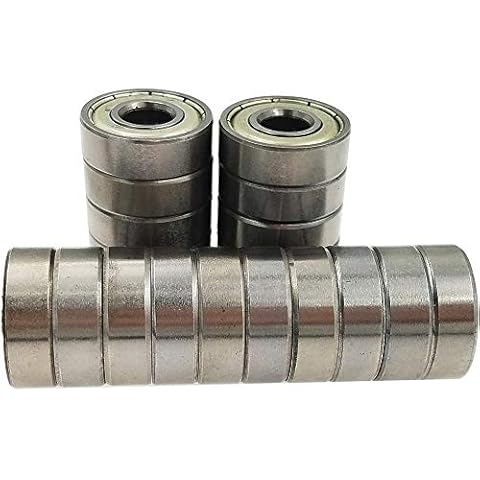 Sackorange 608 ZZ Skateboard Bearings, Double Shielded,8x22x7 Miniature Ball Bearings(Pack of 20) Cover