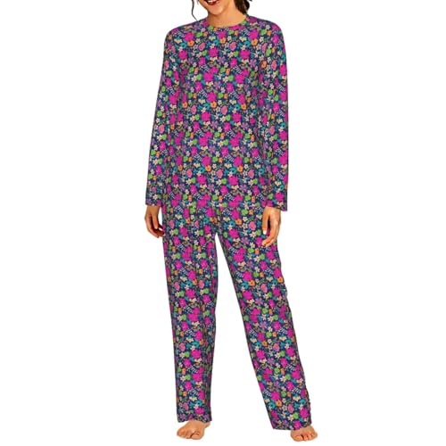 Pyjama assorti femme coton fluide pour éviter les nuits fraîches