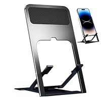 Supporto da tavolo per tablet e telefono super robusto con 2 molletta, supporto