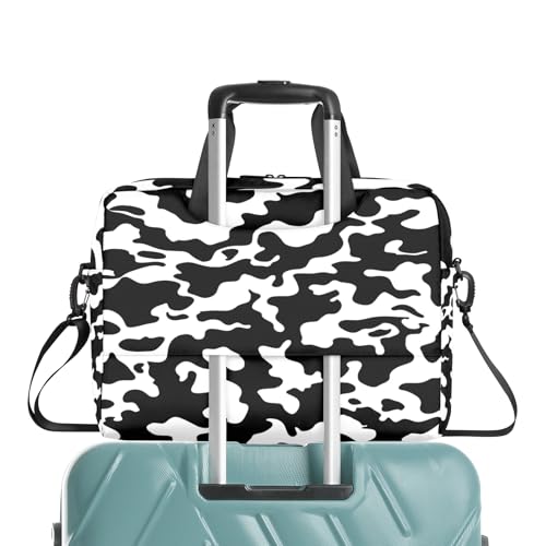 Bolsa para laptop 16 pulgadas negra y blanca impermeable miniatura 6