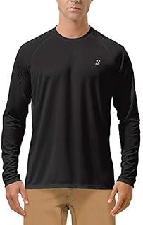 Roadbox Men's Sun Protection UPF 50+ UV Outdoor Long Sleeve Dri-fit T-Shirt Rashguard