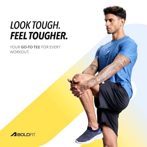 Image of Boldfit Tshirt for Man Regular fit Gym t Shirts for Men Workout Active wear t Shirt for Man Running Mens t-Shirts Running Tshirt for Men Workout Gym wear Mens