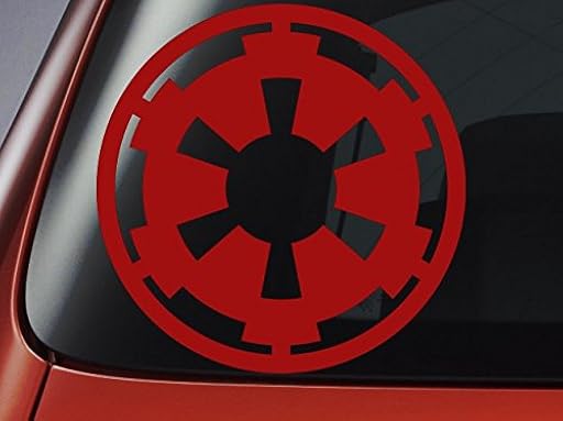 Adhesivo decorativo con diseño del logo del Imperio de Star Wars | Ya disponible en tu tienda friki favorita! En mundofriki.es!