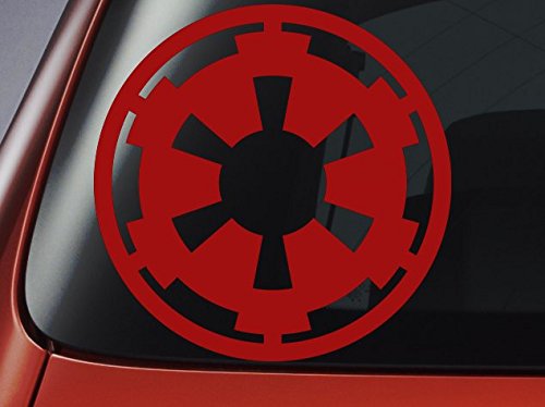 Adhesivo decorativo con diseño del logo del Imperio de Star Wars