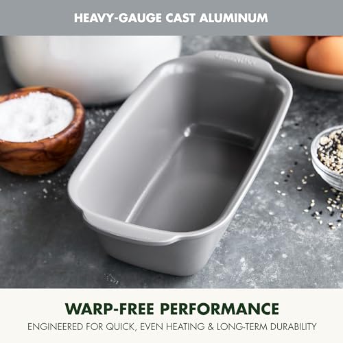 Molde para hornear pan de aluminio fundido Greenpan Premiere de alta resistencia 6