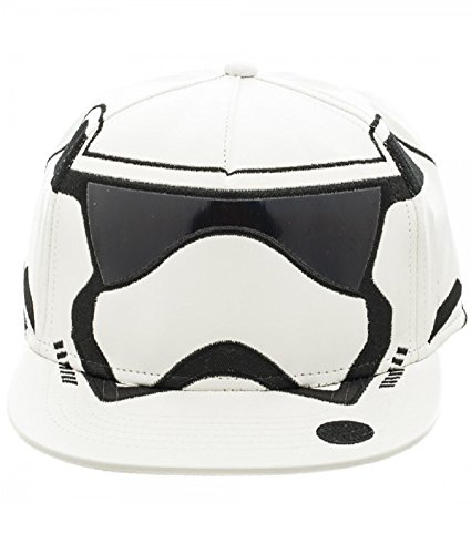 Star Wars Episode VII The Force Awakens Stormtrooper Big Face Snapback White