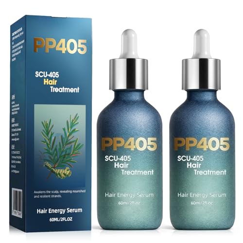 PP405 Hair Treatment 60ML SCU-405 Hair Growth Oil Quickly Absorbed & Non-Greasy Anti-Hair Loss Hair Growth Serum for All Types - 2 PCS