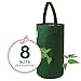 Pri Gardens Hanging Aeration Planter for Hot Peppers, Strawberries and Herbs, Eight Holes Per Planter