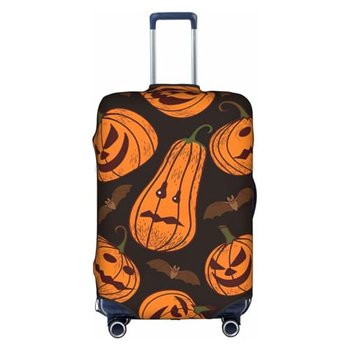 Housse de bagage citrouille d'Halloween blanche XL lavable