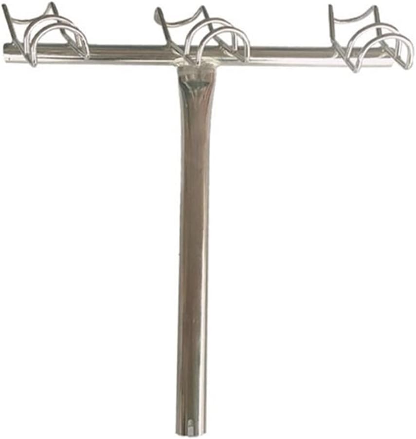 Fishing Rod Racks 316 Stainless Steel 3-in-1 Rod Holder 3-Way Boat Snapper Fishing-Port Side for Boat Yacht