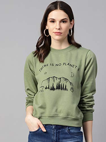 Image of pluss Women's Fleece Round Neck Sweatshirt