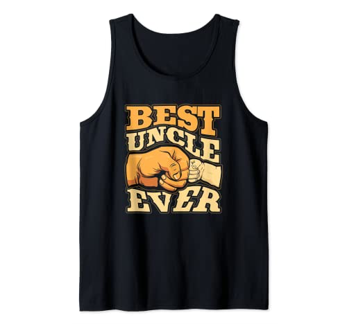Best Uncle Ever Fist Bump Camiseta sin Mangas