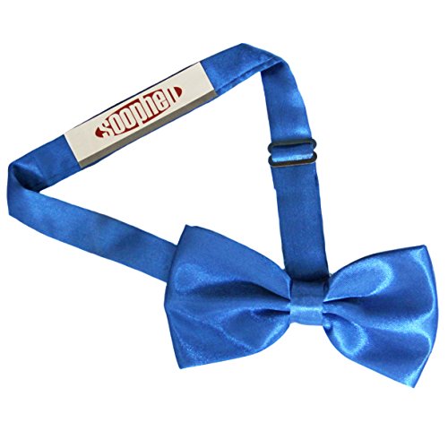 Soophen Per-Tied Mens Adjustable Length Formal Tuxedo Bow Tie Royal Blue #TOP2