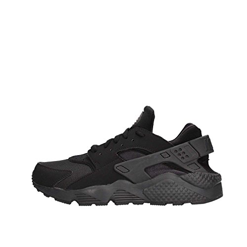 Nike Men's Air Huarache Black/Black/White Running Shoe (9 )