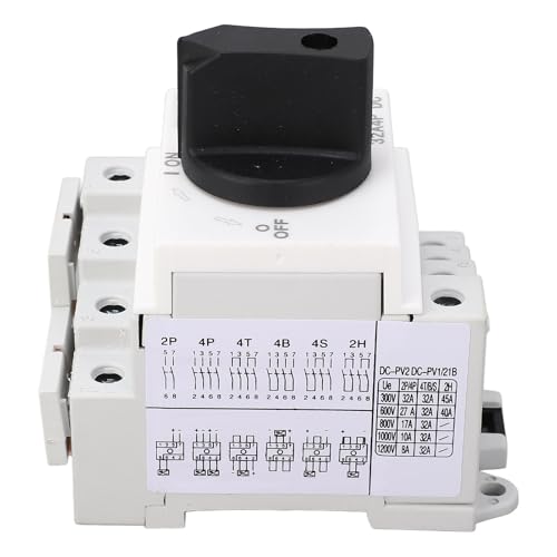 Interrupteur Solaire Haute Performance SEAFRONT Contacts Argentés 1000V - 6